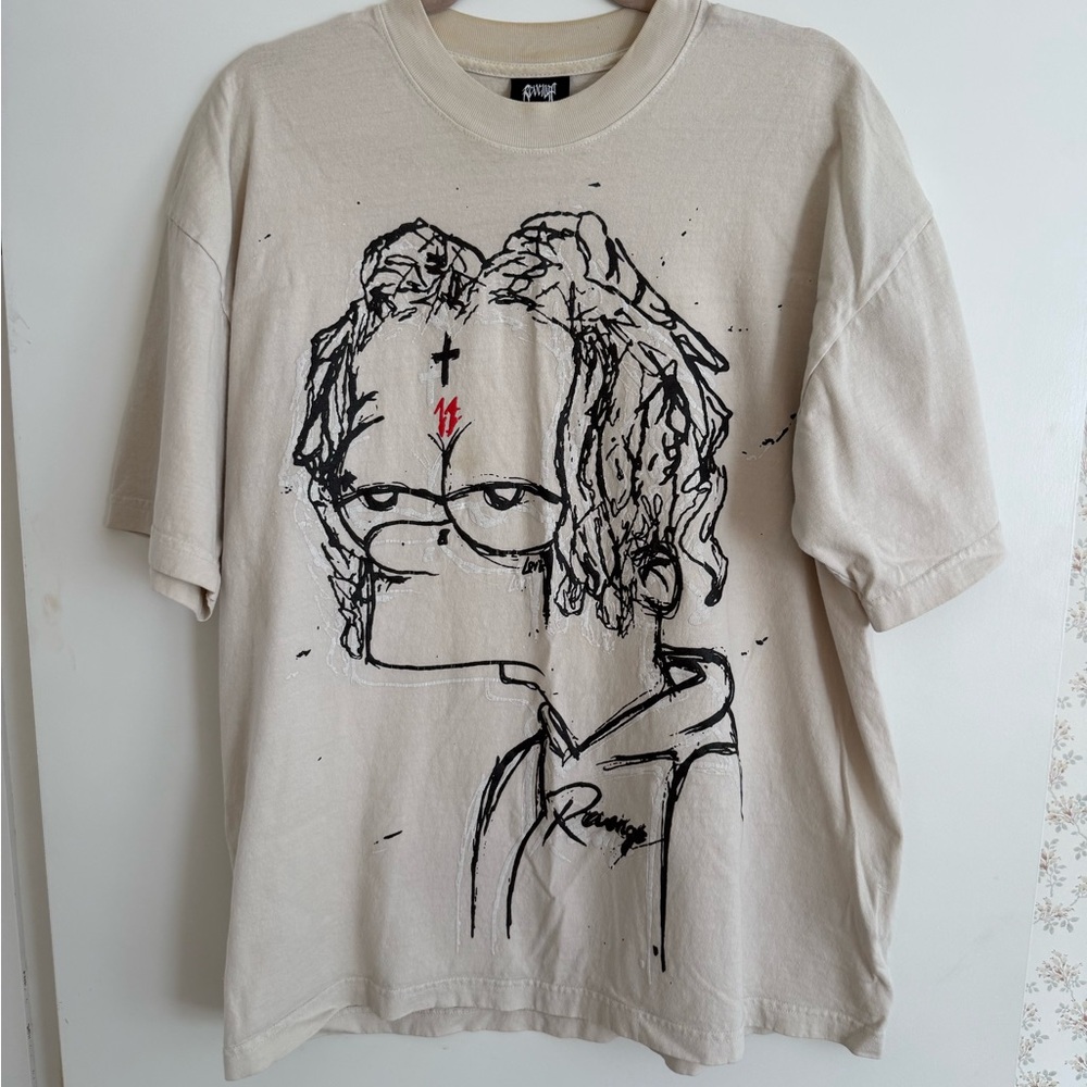 Revenge X Trippie Redd Bart Simpson Collab T-shirt